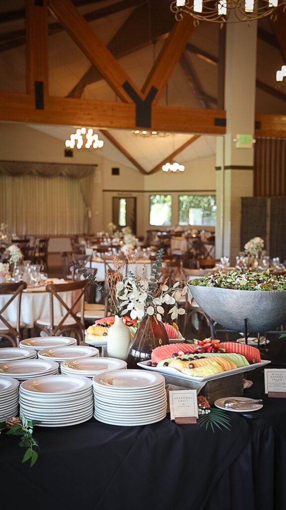 buffet table